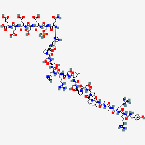 Chemical structure of Phospho-Glycogen Synthase Peptide-2 (substrate)