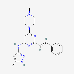 Chemical structure of ENMD-2076