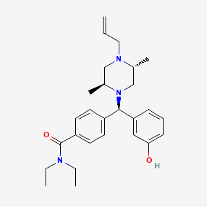 Chemical structure of BW 373U86