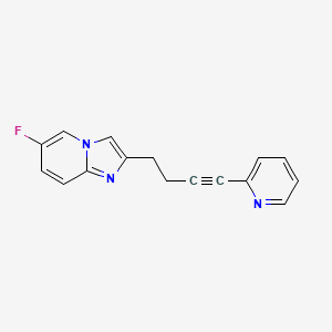 Chemical structure of Dipraglurant
