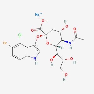 Chemical structure of X-NeuNAc