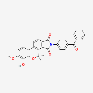 Chemical structure of Ampkinone