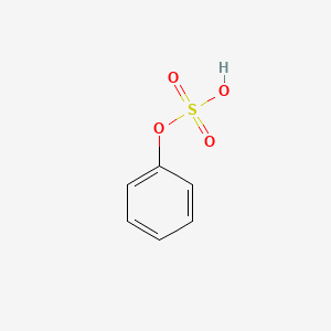 Chemical structure of Phenyl sulfate