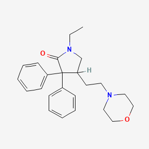 Chemical structure of Doxapram