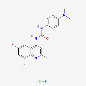 Chemical structure of SB-408124 Hydrochloride