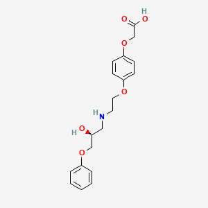 Chemical structure of ICI 215,001 hydrochloride