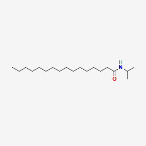 Chemical structure of Palmitoylisopropylamide