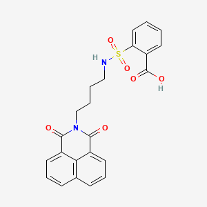 Chemical structure of DBIBB