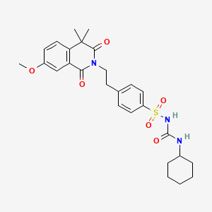 Chemical structure of Gliquidone