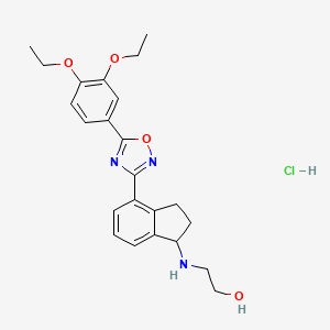 Chemical structure of CYM 5442 hydrochloride