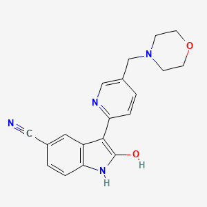 Chemical structure of AZD1080