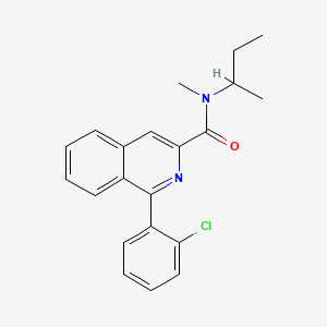 Chemical structure of PK 11195