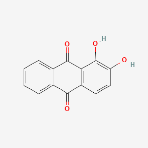 Chemical structure of Alizarin