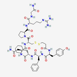 Chemical structure of d[Cha4]-AVP