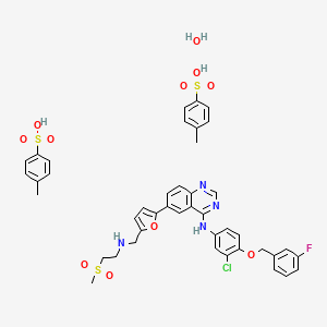 Chemical structure of Lapatinib Ditosylate