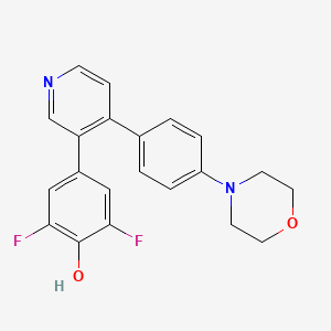 Chemical structure of LJI308