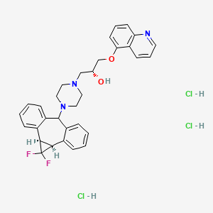 Chemical structure of LY335979 (Zosuquidar 3HCL)