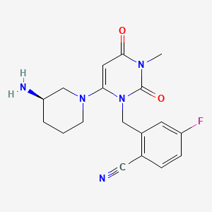 Chemical structure of Trelagliptin