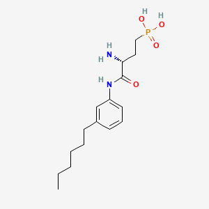 Chemical structure of W146