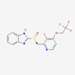 Chemical structure of Lansoprazole