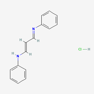 Chemical structure of Malonaldehyde Dianilide Hydrochloride