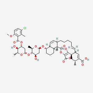 Chemical structure of Chlorothricin