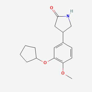 Chemical structure of Rolipram