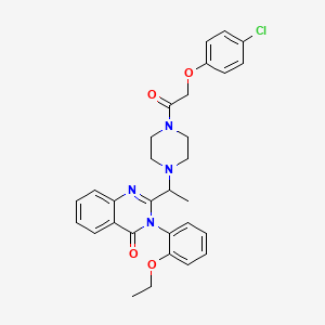 Chemical structure of Erastin