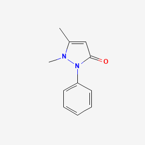 Chemical structure of Antipyrine