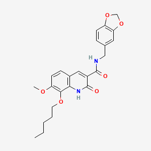 Chemical structure of JTE 907