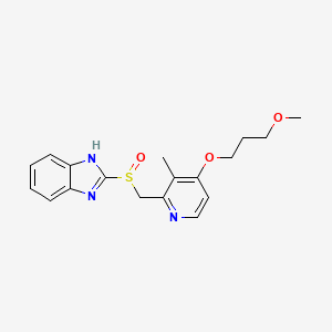 Chemical structure of Rabeprazole