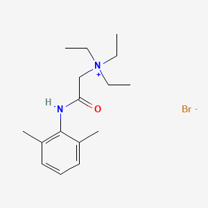 Chemical structure of QX 314 bromide