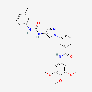 Chemical structure of SR 3576