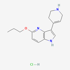 Chemical structure of CP 94253 hydrochloride
