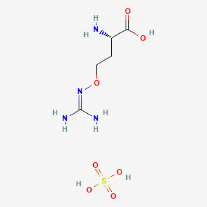 Chemical structure of L-Canavanine sulfate