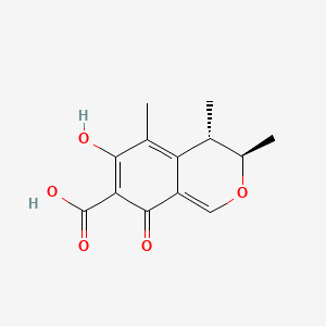 Chemical structure of Citrinin