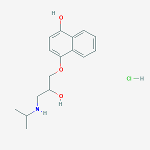 Chemical structure of 4-Hydroxypropranolol hydrochloride