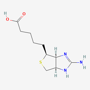 Chemical structure of 2-Iminobiotin