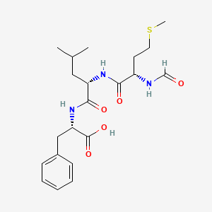 Chemical structure of N-Formyl-Met-Leu-Phe