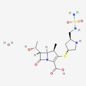 Chemical structure of Doripenem Hydrate