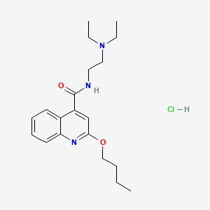 Chemical structure of Dibucaine (Cinchocaine) HCl