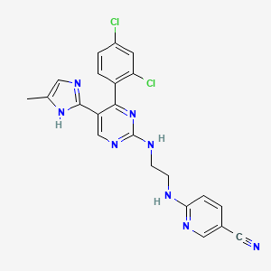 Chemical structure of Laduviglusib