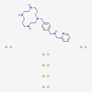 Chemical structure of AMD 3465 hexahydrobromide
