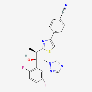 Chemical structure of Isavuconazole