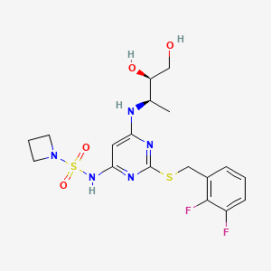 Chemical structure of SRT3109