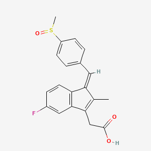 Chemical structure of Sulindac