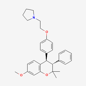 Chemical structure of Ormeloxifene