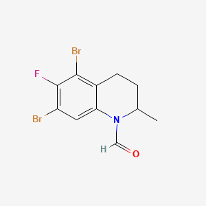 Chemical structure of CE3F4