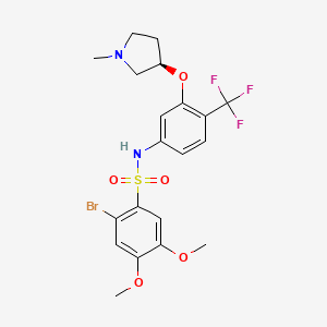 Chemical structure of SB 706375