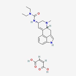 Chemical structure of Lisuride maleate